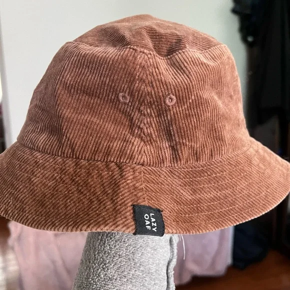 Lazy oaf brown corduroy bucket hat - Picture 4 of 4